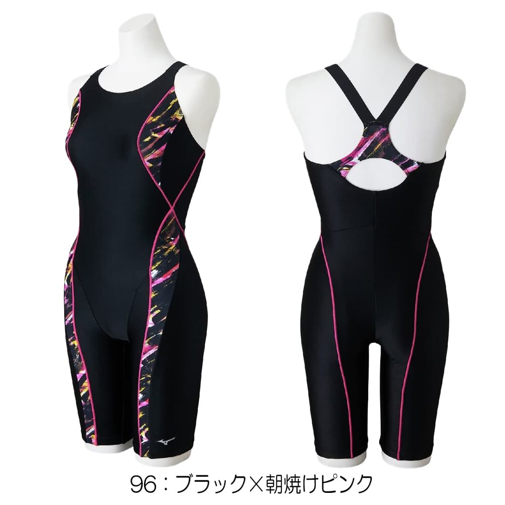 ミズノMIZUNOフィットネス水着レディースStrokeONEオールインワンパッド付き2026年春夏モデルN2JGD807