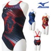 ミズノMIZUNO競泳水着練習用水着レディースエクサースーツミディアムカットEXERSUITSU-Fit競泳練習水着2026年春夏モデルN2MAD782