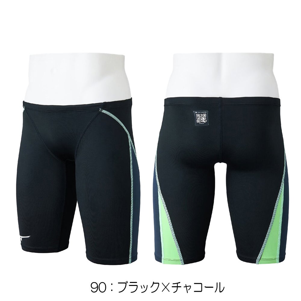 ミズノMIZUNO競泳水着メンズWA承認モデルGX・SONICSTREAMハーフスパッツ2025年秋冬モデルN2MBC526finaマークあり