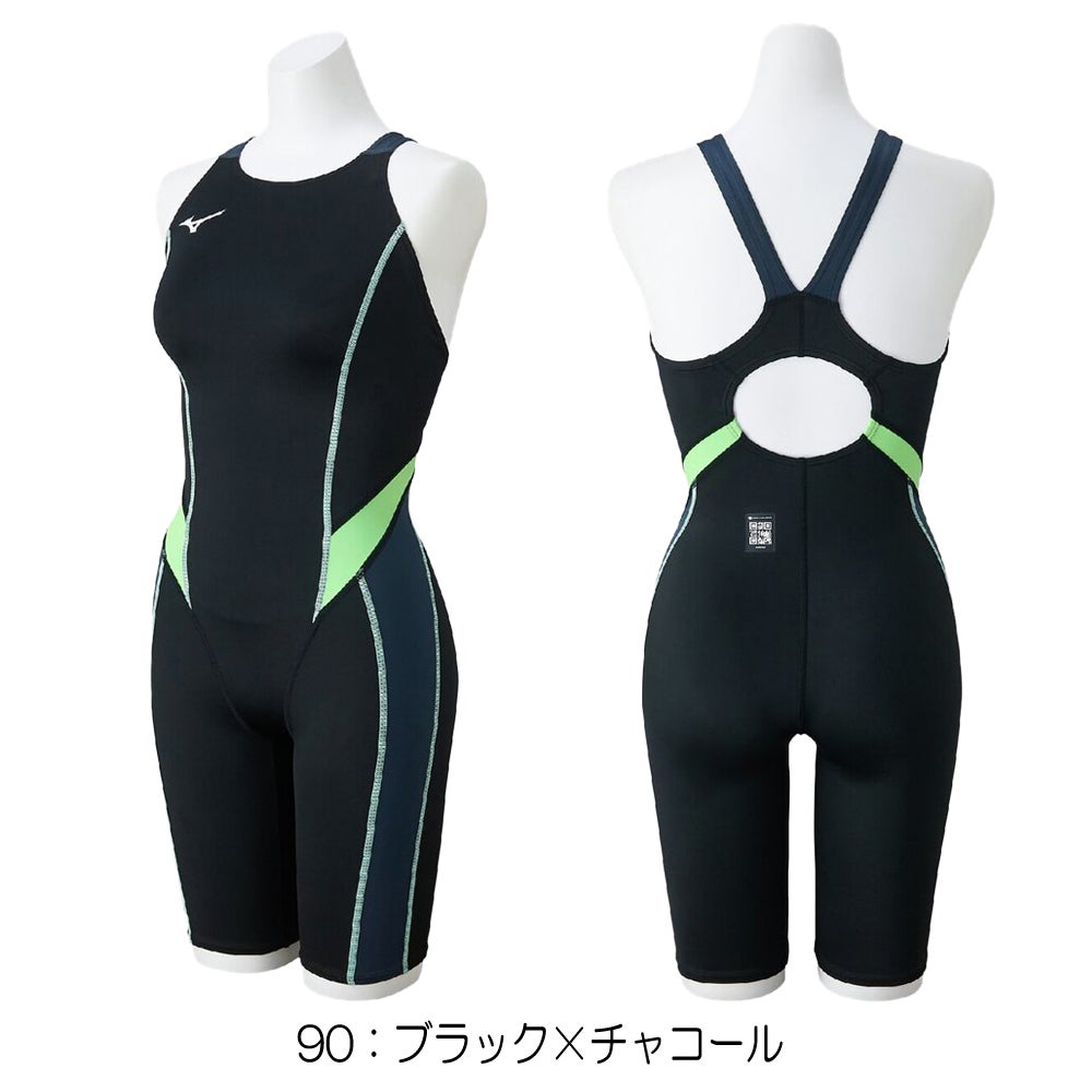 ミズノMIZUNO競泳水着レディースWA承認モデルGX・SONICSTREAMハーフスーツマスターズバックオールインワンN2MGC735finaマークあり