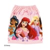 丸眞 マルシン マキマキタオル 巻きタオル 60cm丈 ディズニー プリンセス シャイニーフラワーリボン ラップタオル 水泳小物 スイミング 010943M