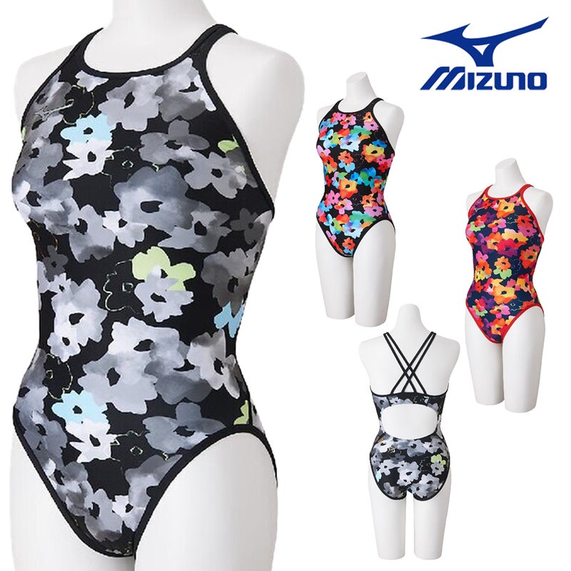 ミズノMIZUNO競泳水着練習用水着レディース【AYAcollection】エクサースーツミディアムカットEXERSUITSU-Fit競泳練習水着2026年秋冬モデルN2MAD774