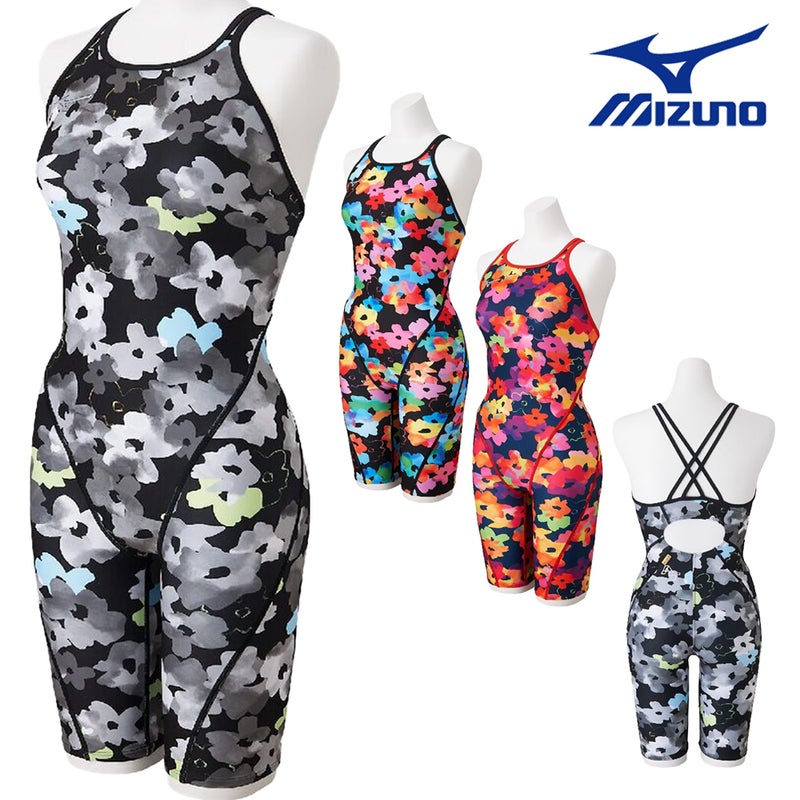ミズノMIZUNO競泳水着練習用水着レディース【AYAcollection】エクサースーツハーフスーツEXERSUITSU-Fit競泳練習水着2026年秋冬モデルN2MGD774