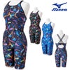 ミズノMIZUNO競泳水着練習用水着レディース【AYAcollection】エクサースーツハーフスーツEXERSUITSU-Fit競泳練習水着2026年秋冬モデルN2MGD775