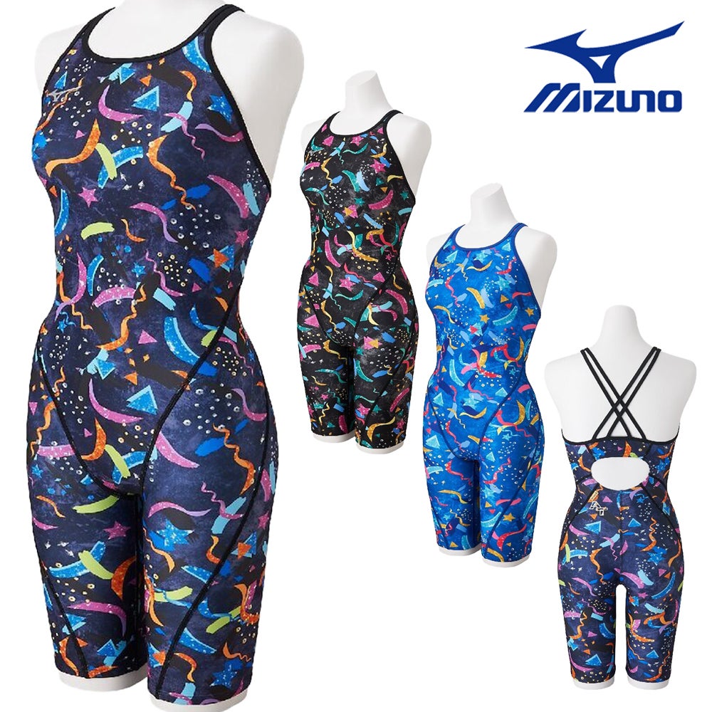ミズノMIZUNO競泳水着練習用水着レディース【AYAcollection】エクサースーツハーフスーツEXERSUITSU-Fit競泳練習水着2026年秋冬モデルN2MGD775