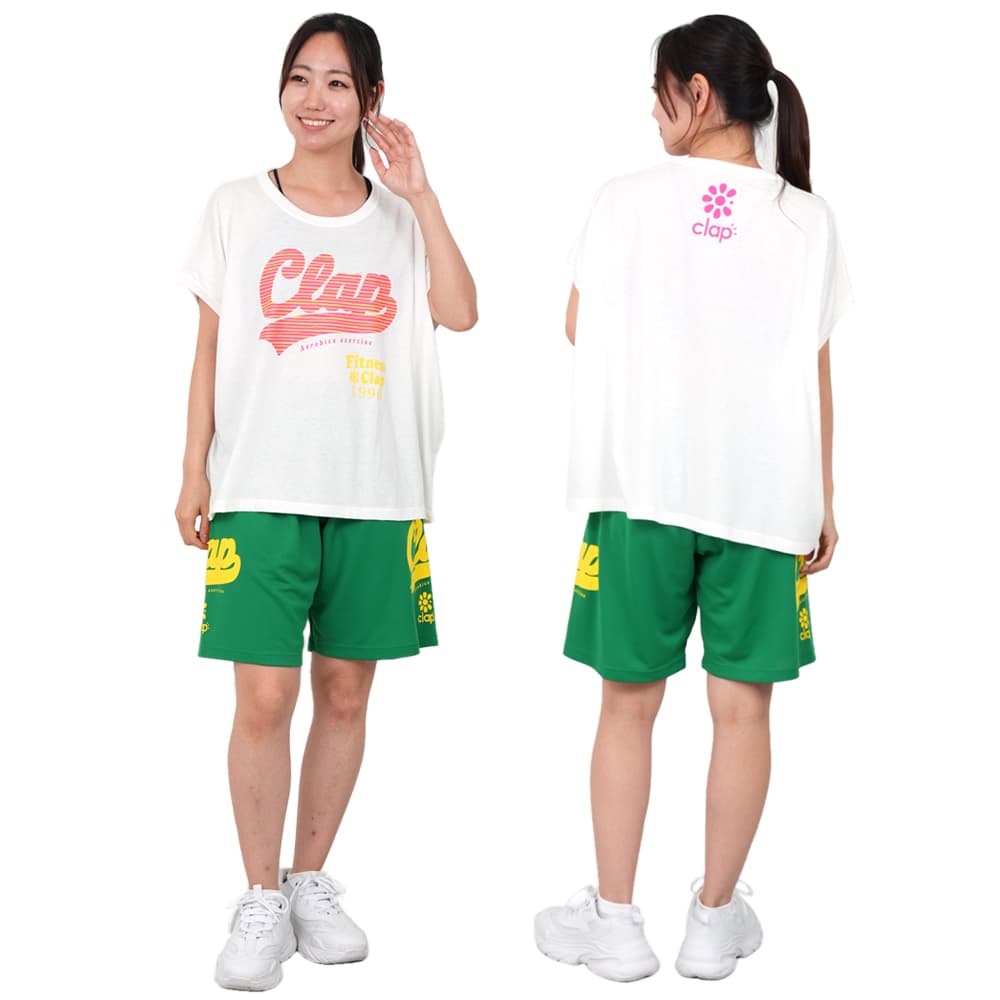 クラップCLAPフィットネスクラップドルマンレディーススポーツアパレルトレーニングフィットネス女性CTS26065