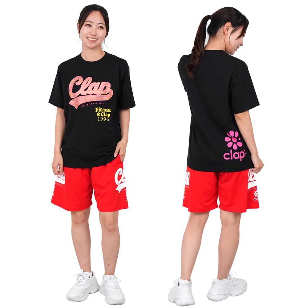 クラップCLAPフィットネスクラップクールティーレディーススポーツアパレルトレーニングフィットネス女性CTS26066
