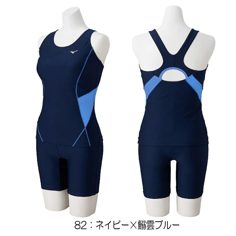 ミズノMIZUNOフィットネス水着レディースStrokeONEセパレーツパッド付き2026年秋冬モデルN2JGD824