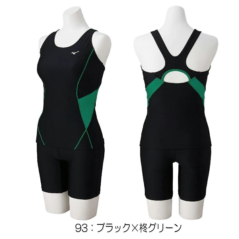 ミズノMIZUNOフィットネス水着レディースStrokeONEセパレーツパッド付き2026年秋冬モデルN2JGD824