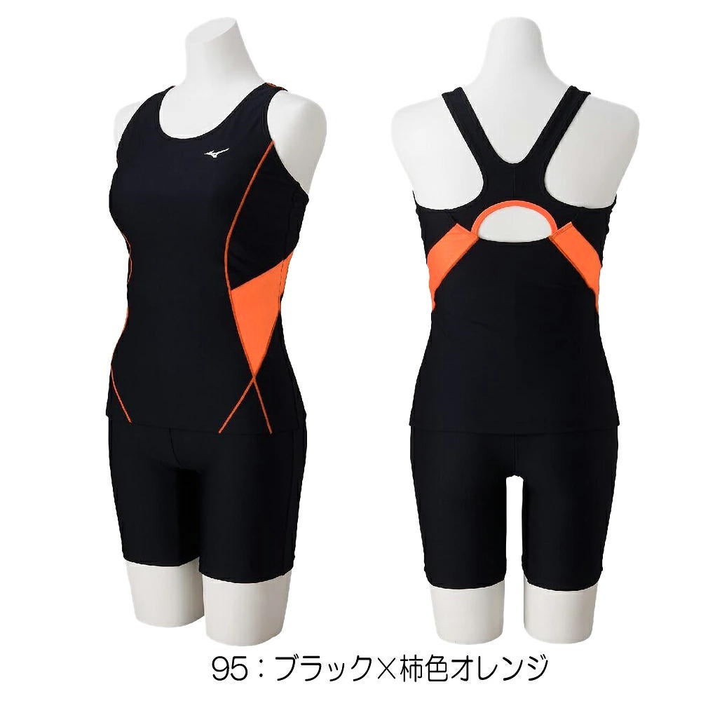 ミズノMIZUNOフィットネス水着レディースStrokeONEセパレーツパッド付き2026年秋冬モデルN2JGD824