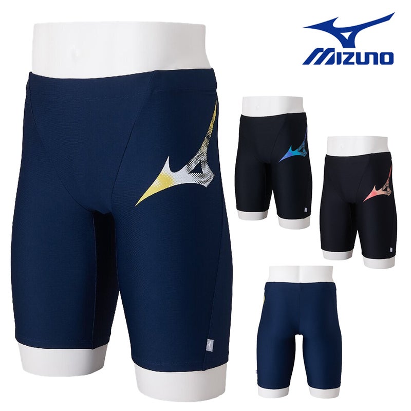 ミズノMIZUNOフィットネス水着メンズStrokeONEハーフスパッツ2026年秋冬モデルN2JBD604