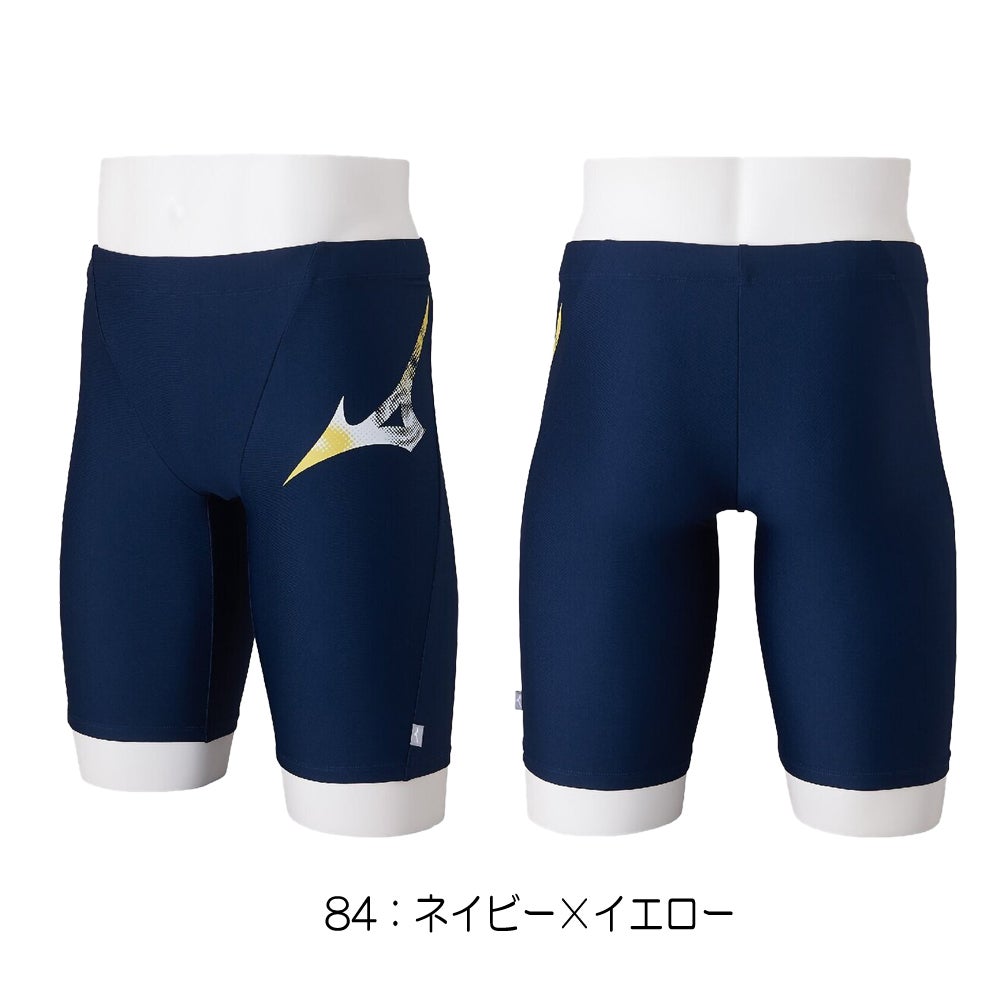 ミズノMIZUNOフィットネス水着メンズStrokeONEハーフスパッツ2026年秋冬モデルN2JBD604