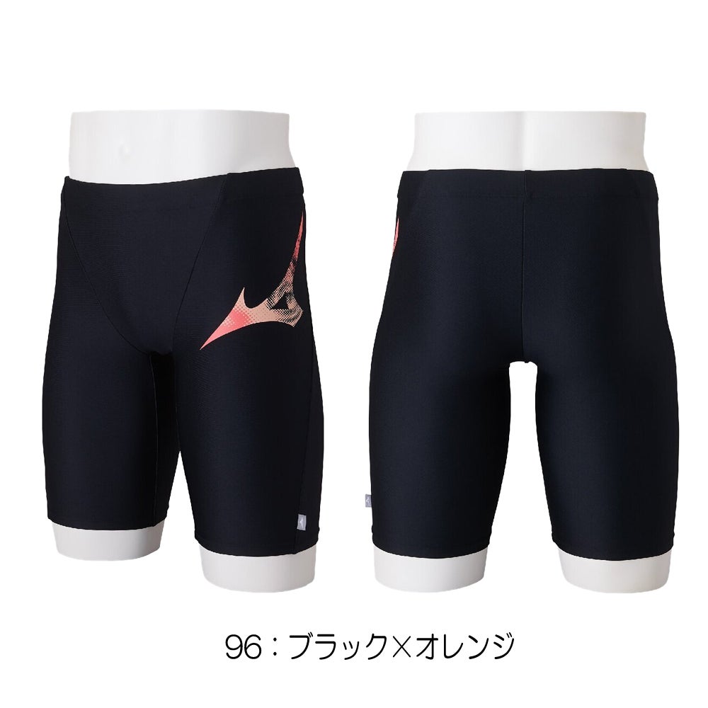 ミズノMIZUNOフィットネス水着メンズStrokeONEハーフスパッツ2026年秋冬モデルN2JBD604