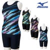 ミズノMIZUNOフィットネス水着レディースセパレーツパッド付き2026年秋冬モデルN2JGD850