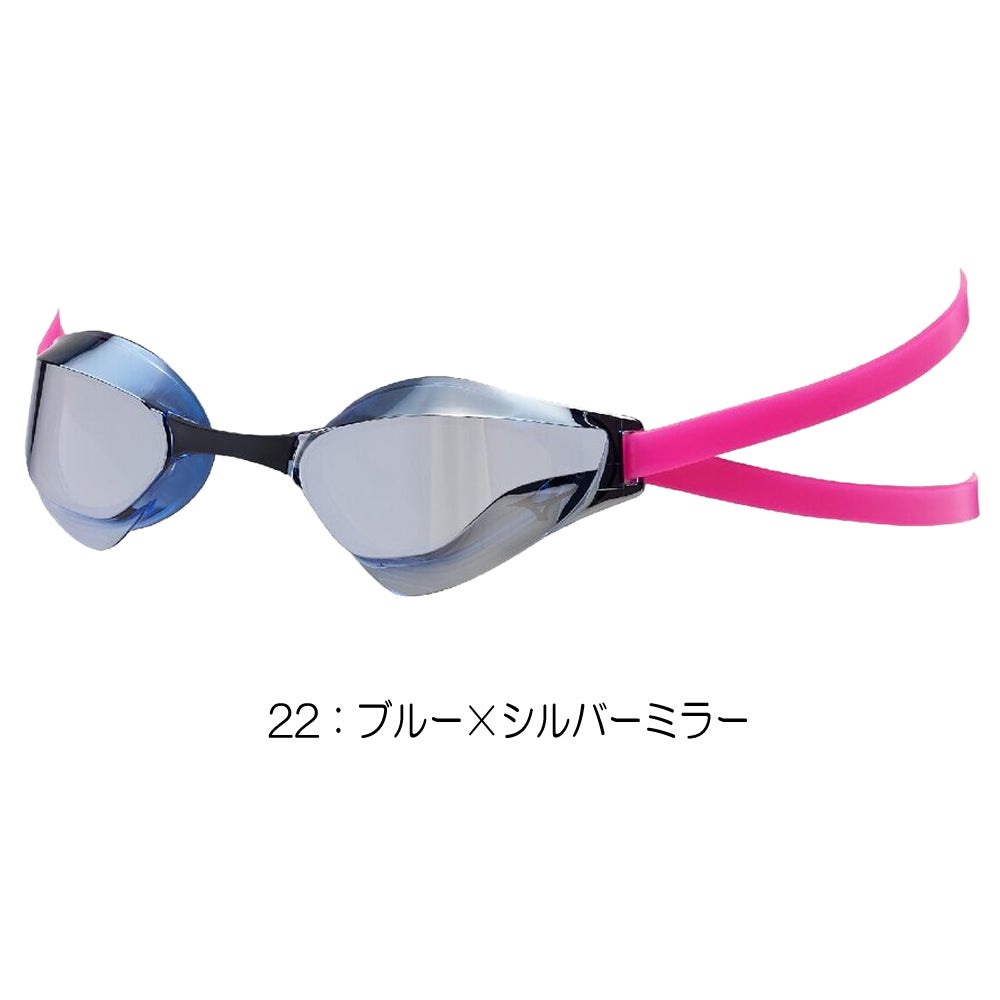 ミズノMIZUNO水泳レーシングゴーグルミラーレンズ限定ゴーグルノンクッションタイプWA承認モデルくもり止め競泳2026年秋冬モデルN3JED691fina承認
