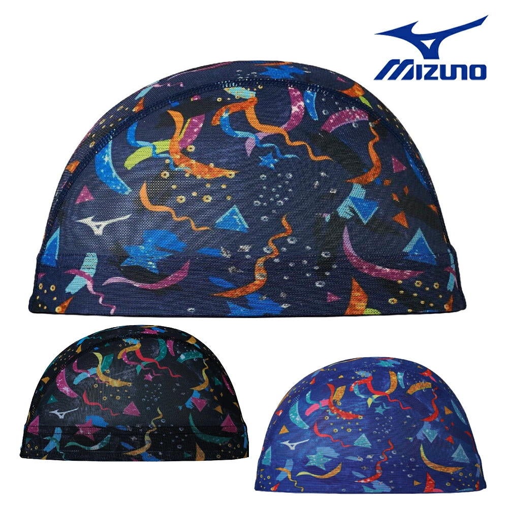 ミズノMIZUNO水泳メッシュキャップスイムキャップ水泳小物2026年秋冬モデルN2JWD518