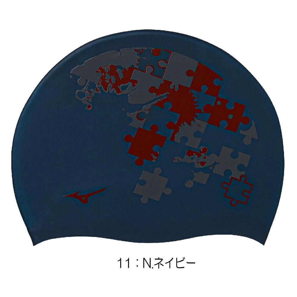 ミズノMIZUNO水泳シリコーンキャップスイムキャップ水泳小物2026年秋冬モデルN2JWD545