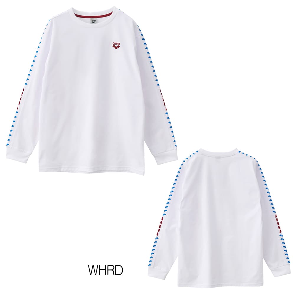 アリーナARENA長袖Tシャツチームライン布帛ライクニット2026年秋冬別注モデルAS6FLT01UB