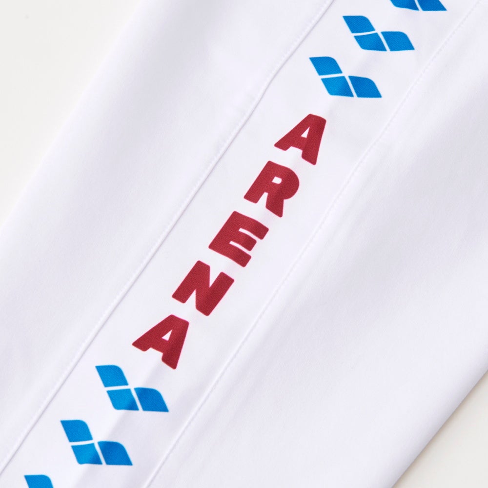 アリーナARENA長袖Tシャツメンズユニセックスチームライン布帛ライクニット2026年秋冬別注モデルAS6FLT01UB