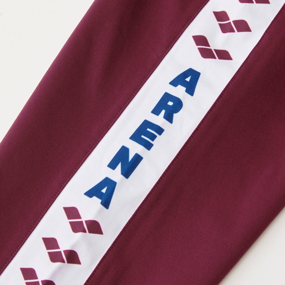 アリーナARENA長袖Tシャツメンズユニセックスチームライン布帛ライクニット2026年秋冬別注モデルAS6FLT01UB
