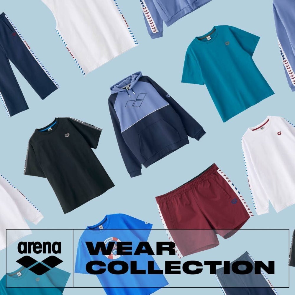 アリーナARENA半袖Ｔシャツメンズユニセックスチームライン布帛ライクニット2026年秋冬別注モデルAS6FHT01UB