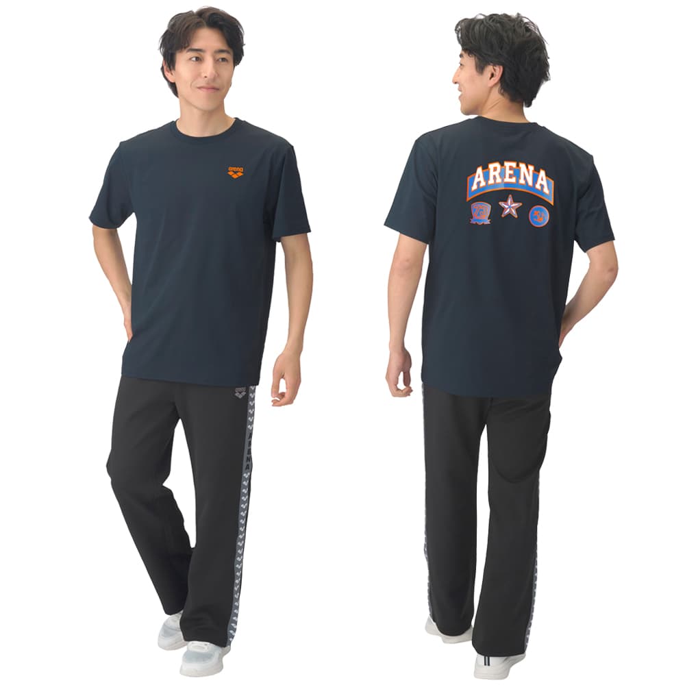 アリーナARENA半袖Ｔシャツアリーナロゴノーマルニット2026年秋冬別注モデルAS6FHT03UB