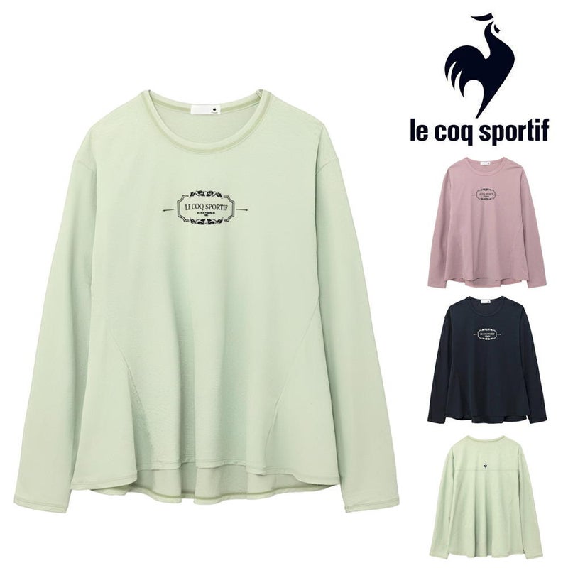 ルコックスポルティフlecoqsportifシアーニット長袖Tシャツレディーススポーツウェア女性2026年秋冬モデルLZ6FLT01L