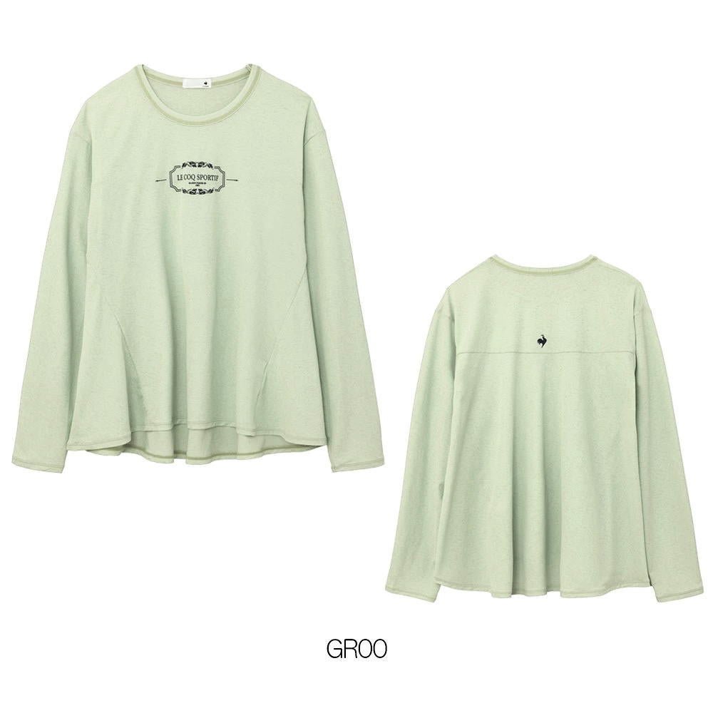ルコックスポルティフlecoqsportifシアーニット長袖Tシャツレディーススポーツウェア女性2026年秋冬モデルLZ6FLT01L