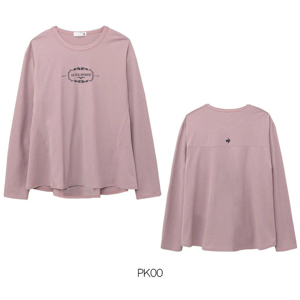 ルコックスポルティフlecoqsportifシアーニット長袖Tシャツレディーススポーツウェア女性2026年秋冬モデルLZ6FLT01L