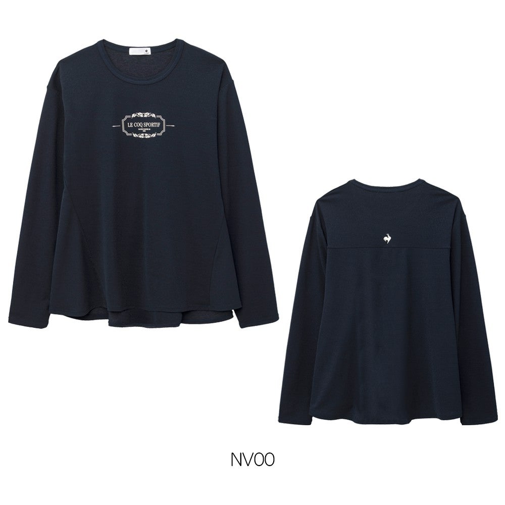 ルコックスポルティフlecoqsportifシアーニット長袖Tシャツレディーススポーツウェア女性2026年秋冬モデルLZ6FLT01L