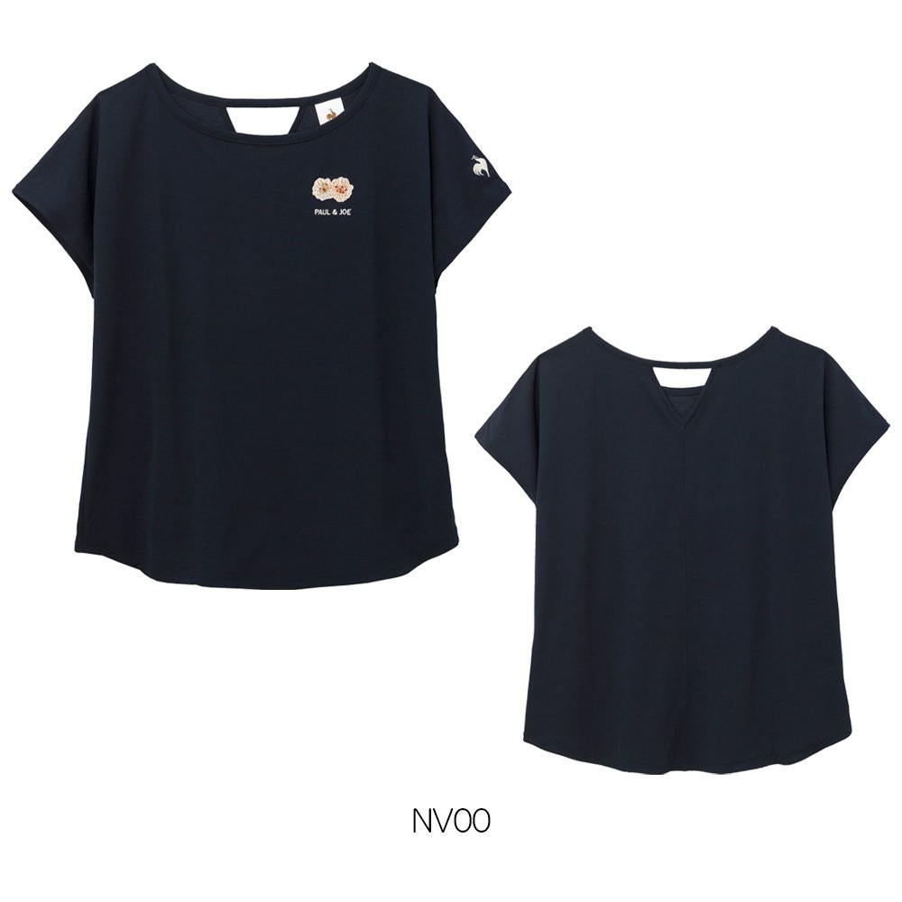 ルコックスポルティフlecoqsportifPJコラボシアーニット半袖Tシャツレディーススポーツウェア女性2026年秋冬モデルLZ6FHTP3L