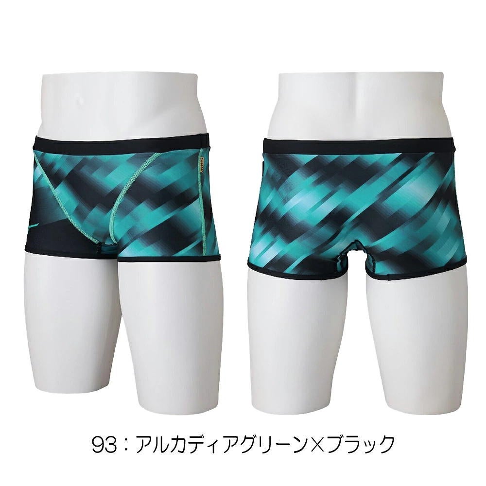 ミズノMIZUNO競泳水着練習用水着メンズエクサースーツショートスパッツEXERSUITSU-Fit競泳練習水着2026年秋冬モデルN2MBD571