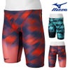 ミズノMIZUNO競泳水着練習用水着メンズエクサースーツハーフスパッツEXERSUITSU-Fit競泳練習水着2026年秋冬モデルN2MBD573