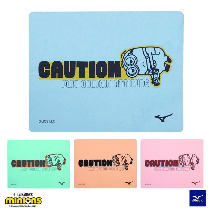 ミズノ MIZUNO 水泳 スイムタオル 吸水タオル セームタオル ミニオンズ MINIONS 2026年秋冬モデル N2JYD596