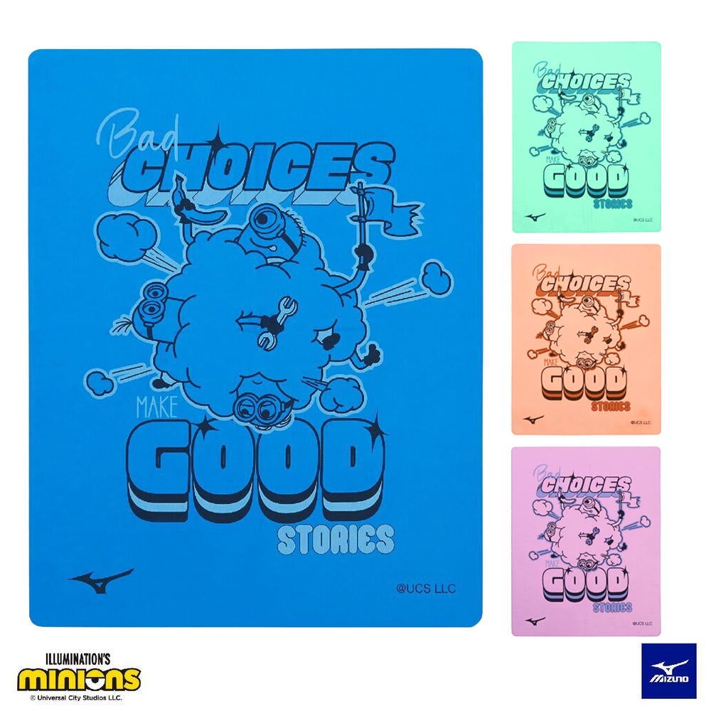 ミズノ MIZUNO 水泳 スイムタオル 吸水タオル セームタオル ミニオンズ MINIONS 2026年秋冬モデル N2JYD597
