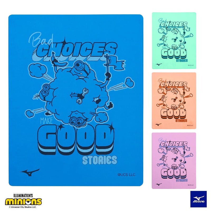 ミズノ MIZUNO 水泳 スイムタオル 吸水タオル セームタオル ミニオンズ MINIONS 2026年秋冬モデル N2JYD597