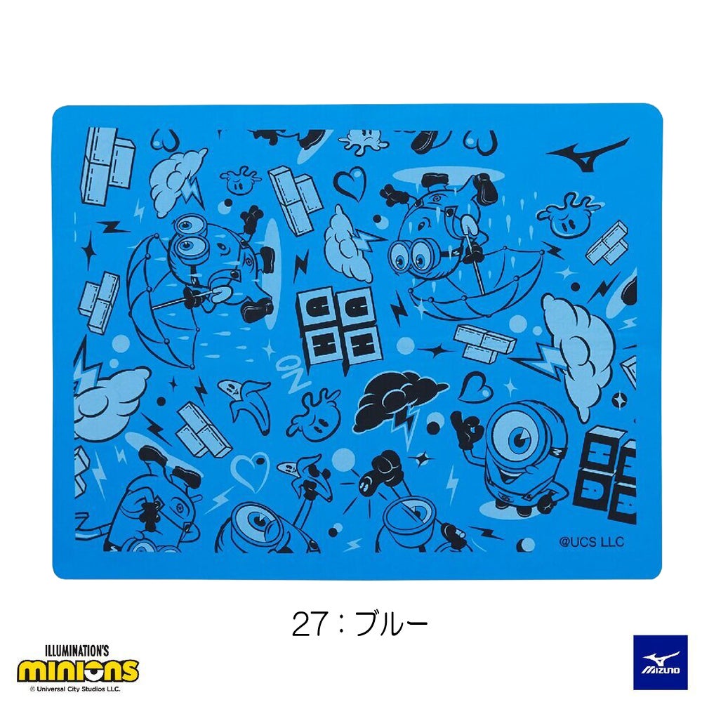 ミズノ MIZUNO 水泳 スイムタオル 吸水タオル セームタオル ミニオンズ MINIONS 2026年秋冬モデル N2JYD598
