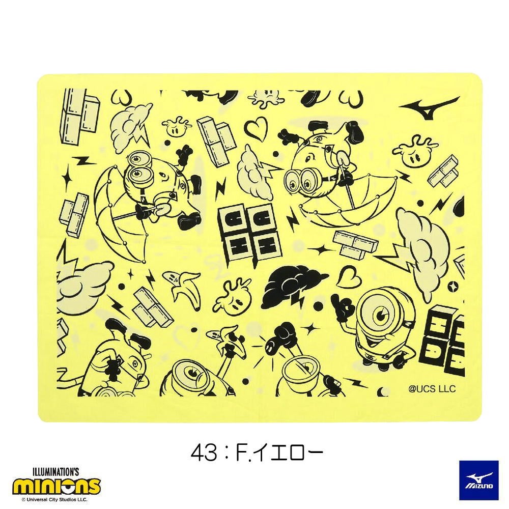 ミズノ MIZUNO 水泳 スイムタオル 吸水タオル セームタオル ミニオンズ MINIONS 2026年秋冬モデル N2JYD598