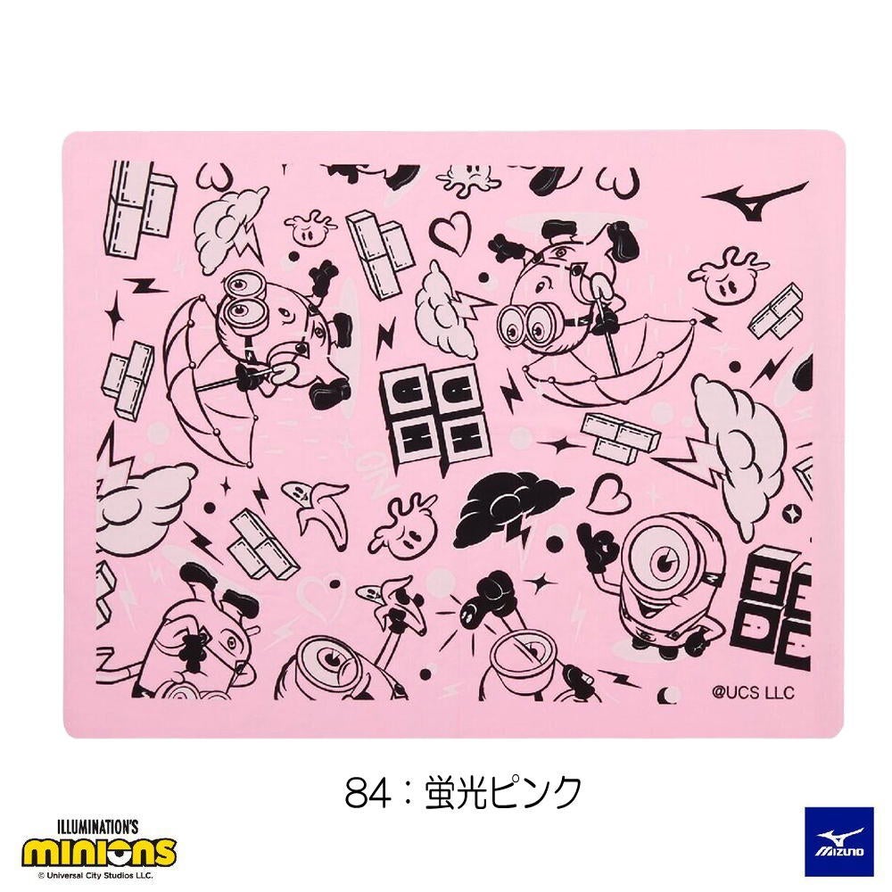 ミズノ MIZUNO 水泳 スイムタオル 吸水タオル セームタオル ミニオンズ MINIONS 2026年秋冬モデル N2JYD598