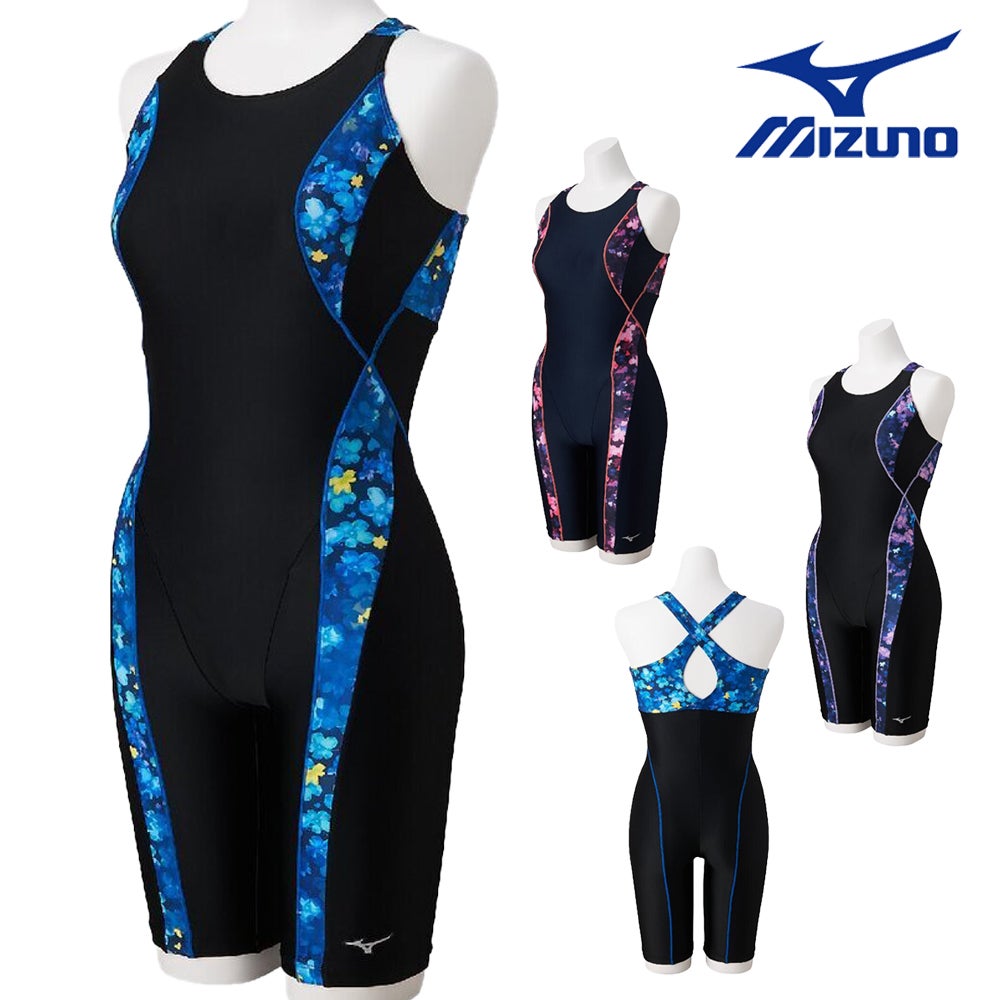 ミズノMIZUNOフィットネス水着レディースStrokeONEオールインワンパッド付き2026年秋冬モデルN2JGD810