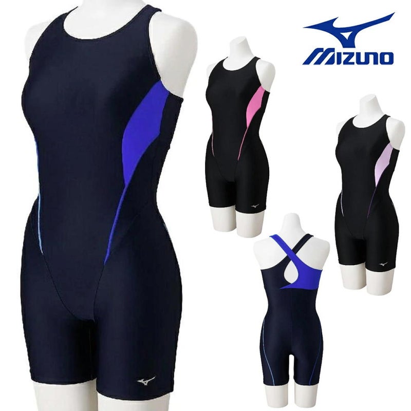 ミズノMIZUNOフィットネス水着レディースStrokeONEオールインワンパッド付き2026年秋冬モデルN2JGD814
