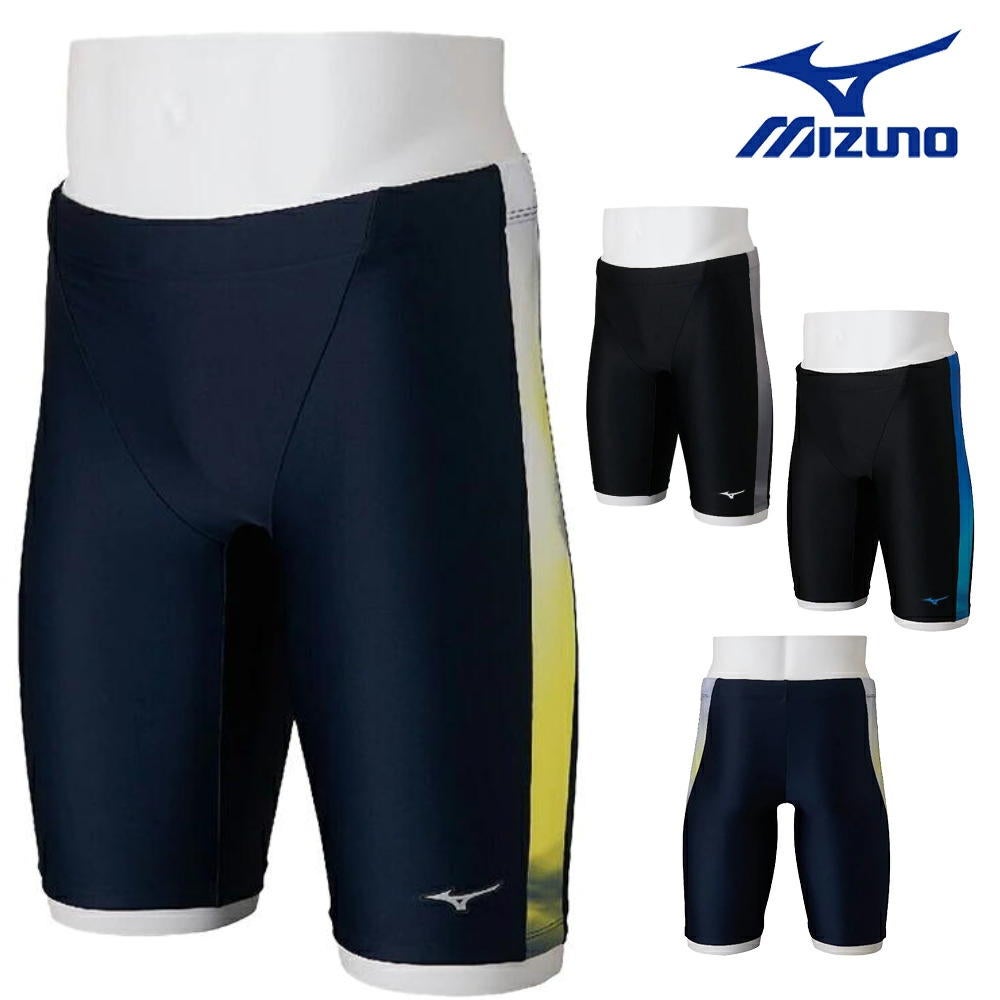 ミズノMIZUNOフィットネス水着メンズStrokeONEハーフスパッツ2026年秋冬モデルN2JBD605