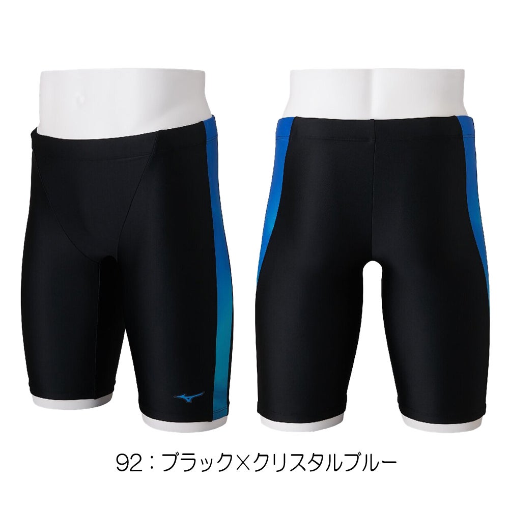 ミズノMIZUNOフィットネス水着メンズStrokeONEハーフスパッツ2026年秋冬モデルN2JBD605