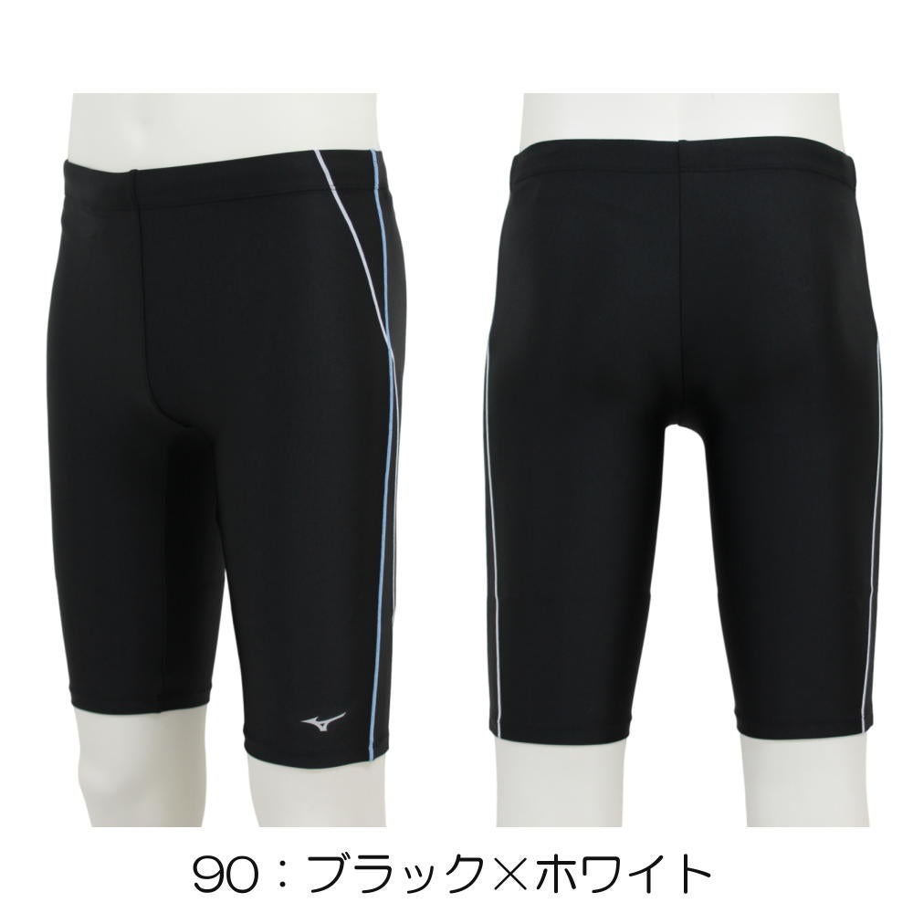 ミズノMIZUNO別注オリジナルフィットネス水着メンズハーフスパッツN2JBDW51