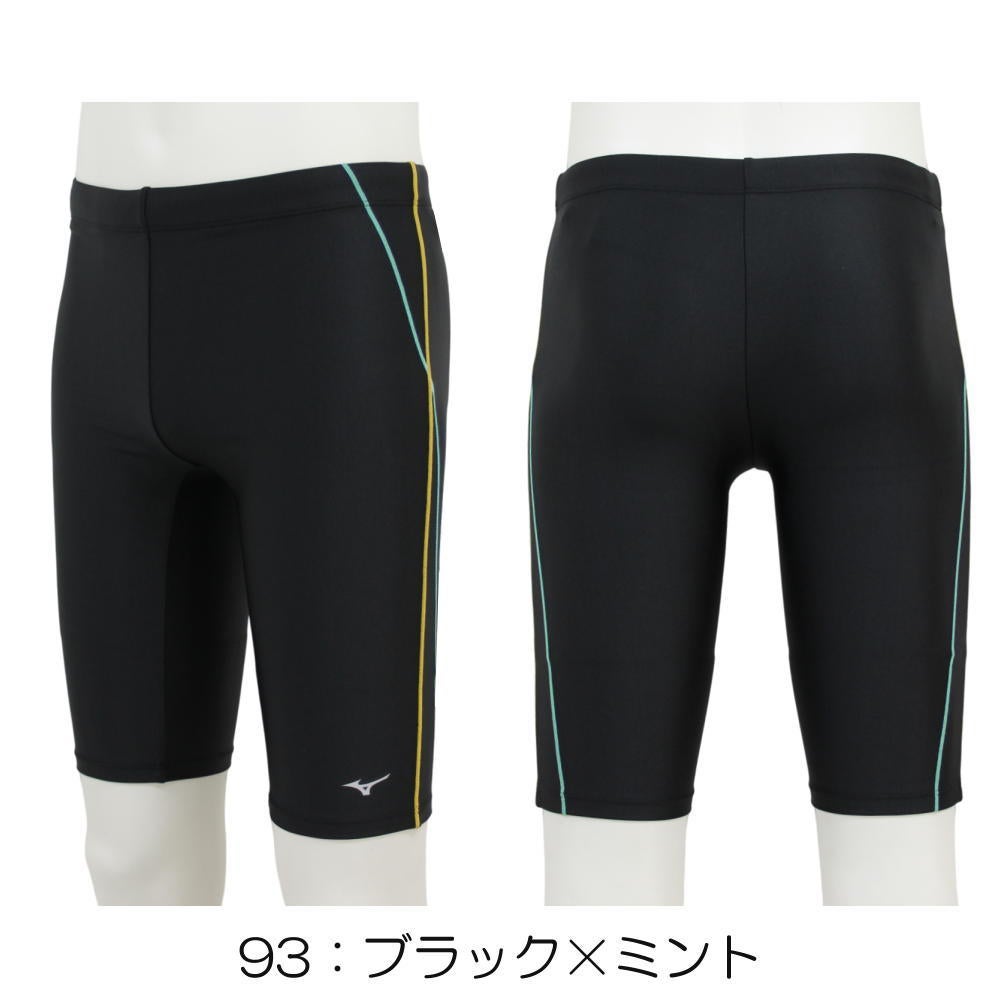 ミズノMIZUNO別注オリジナルフィットネス水着メンズハーフスパッツN2JBDW51