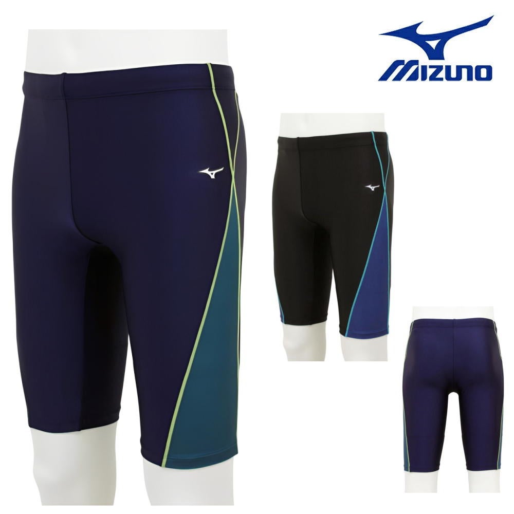 ミズノMIZUNO別注オリジナルフィットネス水着メンズハーフスパッツN2JBDW52
