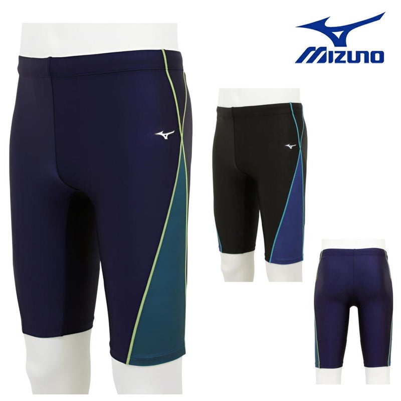ミズノMIZUNO別注オリジナルフィットネス水着メンズハーフスパッツN2JBDW52