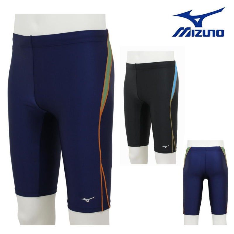 ミズノMIZUNO別注オリジナルフィットネス水着メンズハーフスパッツN2JBDW54