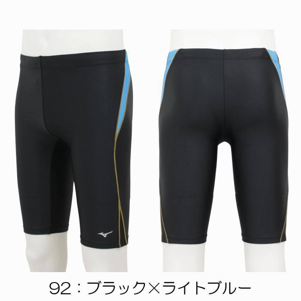 ミズノMIZUNO別注オリジナルフィットネス水着メンズハーフスパッツN2JBDW54