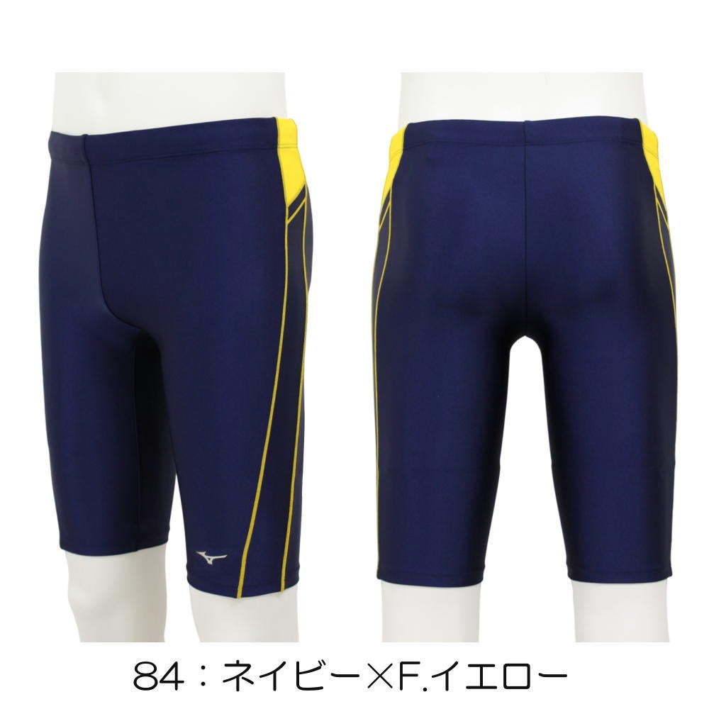 ミズノMIZUNO別注オリジナルフィットネス水着メンズハーフスパッツN2JBDW54